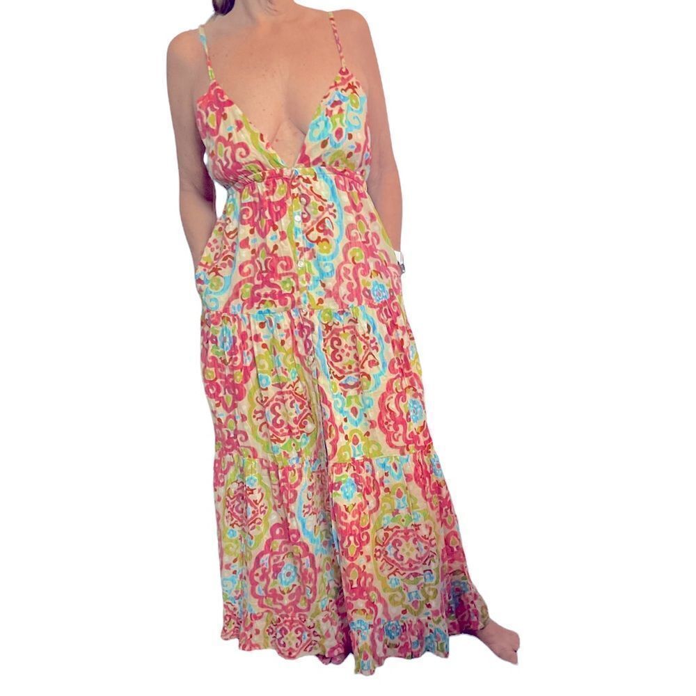 HOUSE OF HARLOW 1960 Pockets Maxi Dress.Sz M